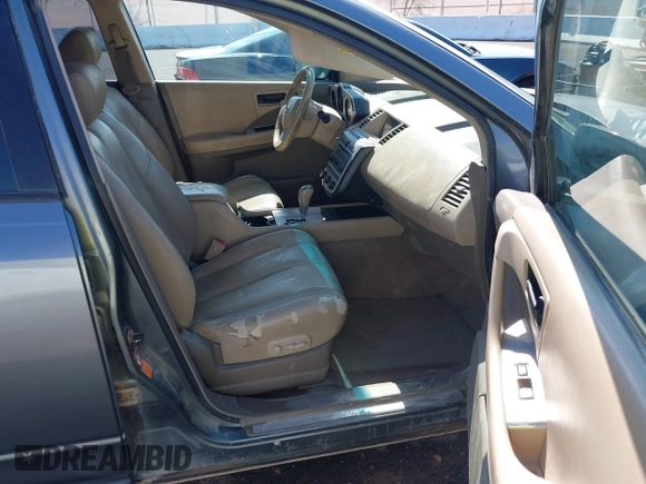 2005 Nissan Murano SL z VIN JN8AZ08W15W426016, wystawiony jako IAAI lot #42427620 z przebiegiem 231 539 mil mil oraz . Historia ofert i sprzedaży dostępna na DreamBid. Obrazek 5.