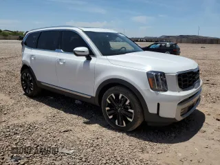 2023 Kia Telluride SX with VIN 5XYP54GC1PG362303, listed as a Copart auction lot 59298425 with 24,542 mi miles and Salvage title. Bid and sale history available at DreamBid. Image 4.