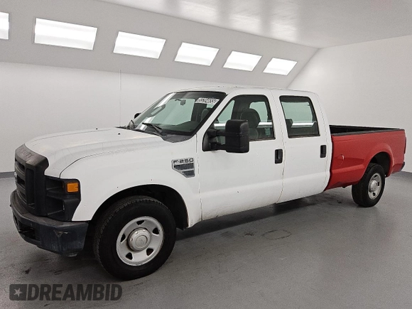 2008 Ford F-250 XL with VIN 1FTSW20558EE15487, listed as a Copart auction lot 55204655 with 101,098 mi miles and Clean title. Bid and sale history available at DreamBid. Image 1.