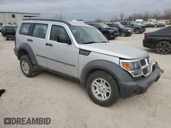 2008 Dodge Nitro SXT with VIN 1D8GU28K68W285186, listed as a Copart auction lot 46987965 with 118,843 mi miles and Salvage Title. Bid and sale history available at DreamBid. Image 4.