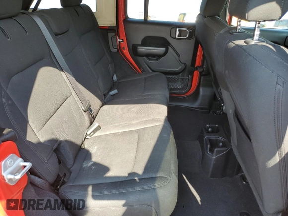 2021 Jeep Wrangler Unlimited Willys with VIN 1C4HJXDG8MW650763, listed as a Copart auction lot 59515805 with 52,749 mi miles and Salvage title. Bid and sale history available at DreamBid. Image 11.