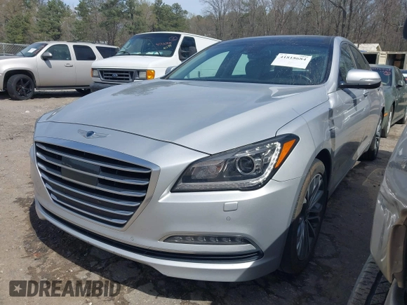 2017 Genesis G80 3.8L z VIN KMHGN4JE4HU175417, wystawiony jako IAAI lot #41818684 z przebiegiem 83 658 mil mil oraz . Historia ofert i sprzedaży dostępna na DreamBid. Obrazek 17.