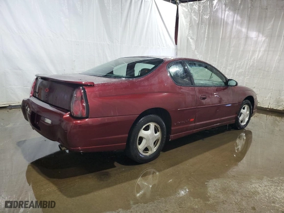 2000 Chevrolet Monte Carlo SS with VIN 2G1WX12K3Y9256248, listed as a Copart auction lot 43557775 with 83,237 mi miles and Salvage Title. Bid and sale history available at carsss.com. Image 3.