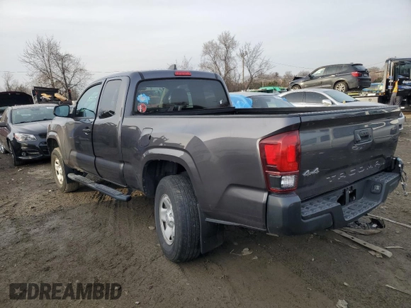 2020 Toyota Tacoma SR z VIN 3TYSX5ENXLT001734, wystawiony jako Copart lot #42916315 z przebiegiem 44 213 mil mil oraz Szkoda całkowita • Salvage title. Historia ofert i sprzedaży dostępna na DreamBid. Obrazek 2.