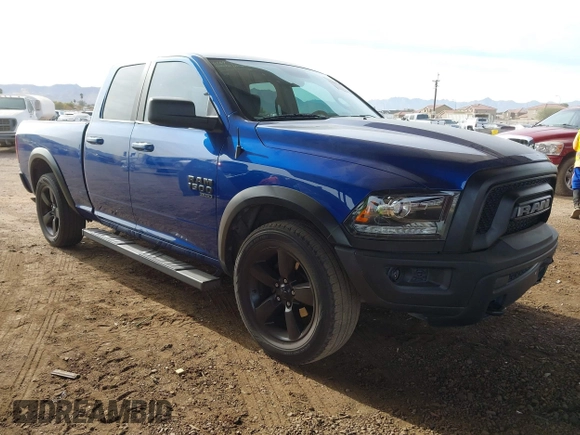 2019 Ram 1500 Classic Warlock with VIN 1C6RR6GG2KS695034, listed as a IAAI auction lot 41403297 with 89,660 mi miles. Bid and sale history available at carsss.com. Image 1.