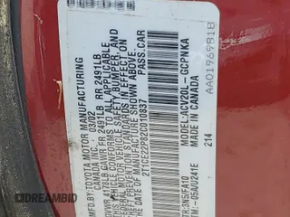 2002 Toyota Solara SE with VIN 2T1CE22P82C010837, listed as a Copart auction lot 69144004 with 93,688 mi miles and Non Repairable. Bid and sale history available at carsss.com. Image 12.