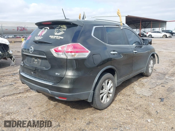 2015 Nissan Rogue SV with VIN KNMAT2MT2FP544690, listed as a IAAI auction lot 41554644 with 204,831 mi miles and . Bid and sale history available at carsss.com. Image 4.