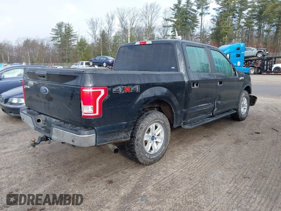 2017 Ford F-150 XL with VIN 1FTEW1EP0HKD12237, listed as a IAAI auction lot 41815013 with 60,167 mi miles. Bid and sale history available at carsss.com. Image 4.