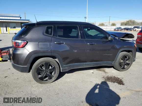 2020 Jeep Compass Latitude with VIN 3C4NJCBB3LT129392, listed as a Copart auction lot 46536425 with 86,197 mi miles and Salvage Title. Bid and sale history available at carsss.com. Image 3.