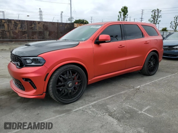 2021 Dodge Durango SRT Hellcat with VIN 1C4SDJH94MC682262, listed as a Copart auction lot 56160654 with 44,826 mi miles and Clean Title. Bid and sale history available at DreamBid. Image 1.