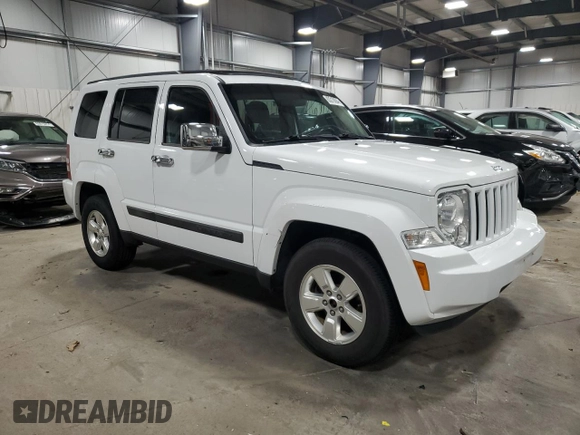 2012 Jeep Liberty Sport with VIN 1C4PJMAK1CW171926, listed as a Copart auction lot 83310004 with 180,085 mi miles and Salvage Title. Bid and sale history available at carsss.com. Image 4.