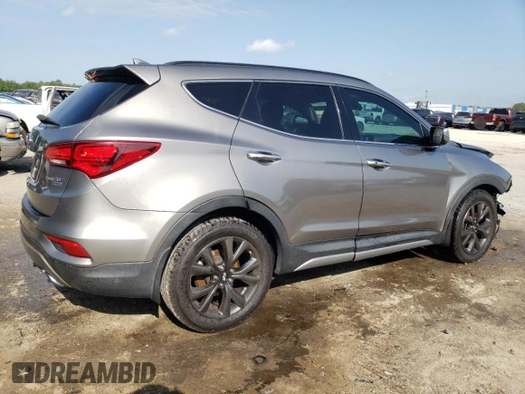 2017 Hyundai Santa Fe Ultimate with VIN 5XYZW4LA0HG483416, listed as a Copart auction lot 51505655 with 140,022 mi miles and Salvage title. Bid and sale history available at DreamBid. Image 3.