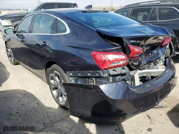 2022 Chevrolet Malibu LT with VIN 1G1ZD5ST1NF177430, listed as a Copart auction lot 46857565 with 52,540 mi miles and Salvage Title. Bid and sale history available at carsss.com. Image 2.