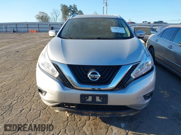2017 Nissan Murano S z VIN 5N1AZ2MH8HN159025, wystawiony jako IAAI lot #41884376 z przebiegiem 124 500 mil mil oraz . Historia ofert i sprzedaży dostępna na DreamBid. Obrazek 12.