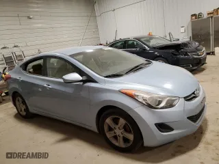 2011 Hyundai Elantra Ltd with VIN KMHDH4AE7BU146821, listed as a Copart auction lot 85974474 with 0 mi miles and Salvage Title. Bid and sale history available at carsss.com. Image 4.