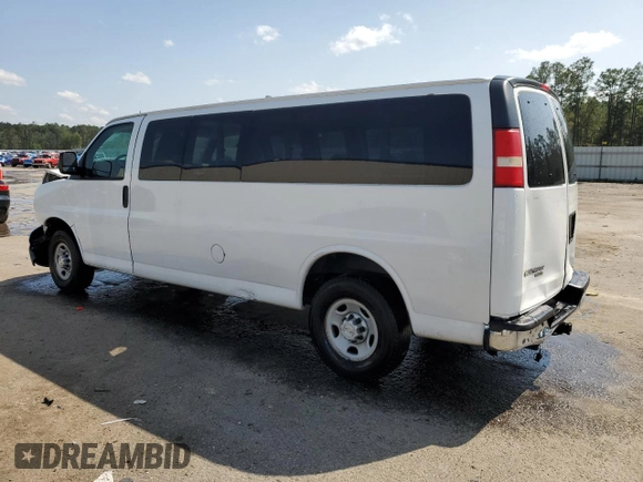 2013 Chevrolet Express Passenger LT with VIN 1GAZG1FG5D1181571, listed as a Copart auction lot 50826845 with 335,540 mi miles and Salvage title. Bid and sale history available at DreamBid. Image 2.