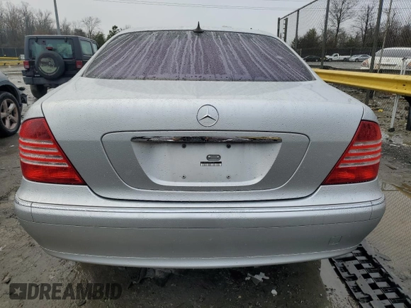 2006 Mercedes-Benz S 430 with VIN WDBNG83J56A480722, listed as a Copart auction lot 84189154 with 126,437 mi miles and Salvage Title. Bid and sale history available at carsss.com. Image 6.