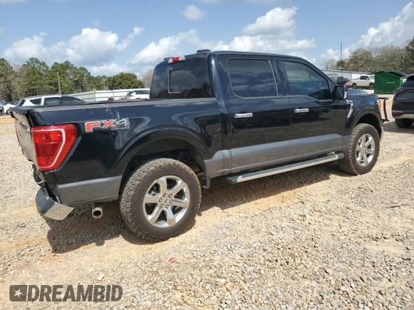 2022 Ford F-150 XL with VIN 1FTFW1E55NFA77499, listed as a Copart auction lot 48509815 with 98,143 mi miles and Salvage Title. Bid and sale history available at DreamBid. Image 3.
