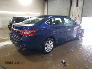 2017 Nissan Sentra SV with VIN 3N1AB7AP3HY274171, listed as a Copart auction lot 51244035 with 43,427 mi miles and Salvage Title. Bid and sale history available at carsss.com. Image 3.