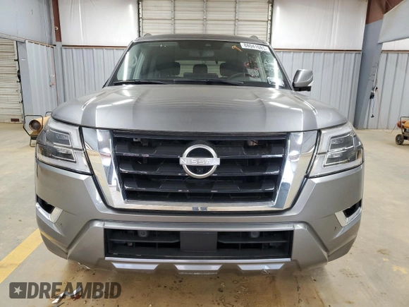 2022 Nissan Armada SL with VIN JN8AY2BD0N9676139, listed as a Copart auction lot 88041085 with 19,447 mi miles and Salvage Title. Bid and sale history available at carsss.com. Image 5.