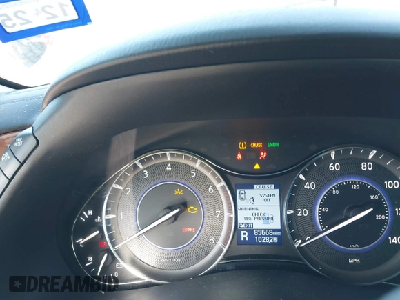 2019 Infiniti QX80 Luxe with VIN JN8AZ2NF5K9689409, listed as a IAAI auction lot 41729013 with 85,668 mi miles and . Bid and sale history available at DreamBid. Image 7.