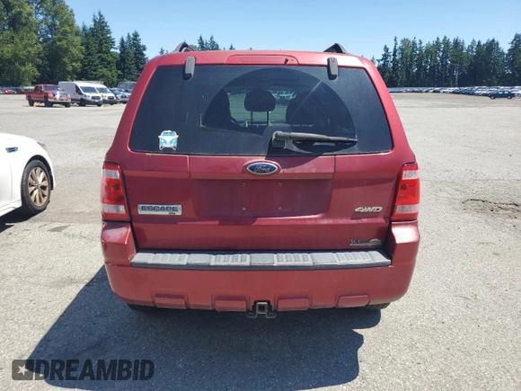2008 Ford Escape XLT with VIN 1FMCU93128KA72839, listed as a Copart auction lot 63145615 with 202,711 mi miles and Clean title. Bid and sale history available at DreamBid. Image 6.