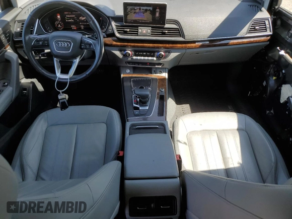 2020 Audi Q5 Premium Plus with VIN WA1BNAFY7L2034646, listed as a Copart auction lot 62927135 with 81,521 mi miles and Salvage title. Bid and sale history available at DreamBid. Image 8.