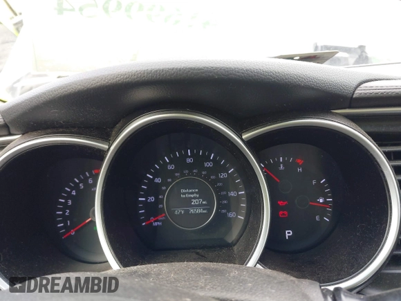 2015 Kia Optima EX with VIN 5XXGN4A73FG438313, listed as a IAAI auction lot 41699954 with 76,584 mi miles. Bid and sale history available at carsss.com. Image 7.