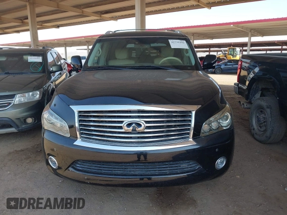 2012 Infiniti QX56 7-passenger with VIN JN8AZ2NF8C9518509, listed as a IAAI auction lot 42732292 with 165,844 mi miles and . Bid and sale history available at DreamBid. Image 12.