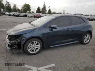 2019 Toyota Corolla Hatchback SE with VIN JTNK4RBE4K3064176, listed as a Copart auction lot 76322054 with 44,187 mi miles and Salvage Title. Bid and sale history available at carsss.com. Image 1.