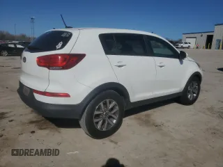 2016 Kia Sportage LX with VIN KNDPB3AC7G7880778, listed as a Copart auction lot 47276945 with 189,032 mi miles and Salvage Title. Bid and sale history available at carsss.com. Image 3.