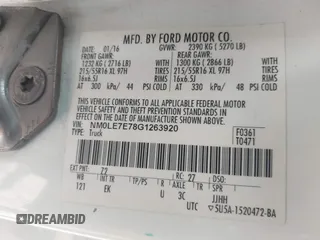 2016 Ford Transit Connect XL with VIN NM0LE7E78G1263920, listed as a IAAI auction lot 42590909 with 267,671 mi miles and . Bid and sale history available at DreamBid. Image 9.