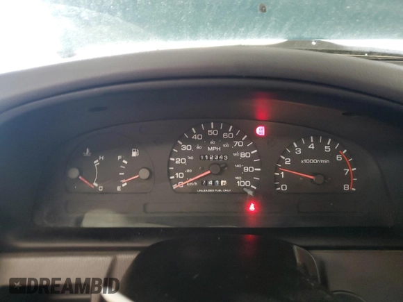 1997 Nissan Frontier XE with VIN 1N6SD16SXVC346717, listed as a Copart auction lot 55442215 with 112,343 mi miles and Salvage title. Bid and sale history available at DreamBid. Image 9.