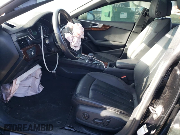 2019 Audi A5 Sportback Premium with VIN WAUANCF58KA051394, listed as a Copart auction lot 39569774 with Not Provided miles. Bid and sale history available at carsss.com. Image 7.