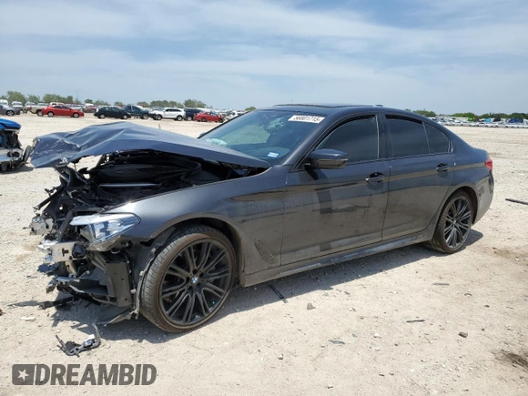2020 BMW 5 Series 540i with VIN WBAJS1C07LCD57016, listed as a Copart auction lot 56801715 with Not provided miles and Salvage title. Bid and sale history available at DreamBid. Image 1.