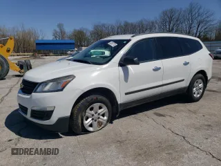 2017 Chevrolet Traverse LS with VIN 1GNKRFED9HJ180489, listed as a Copart auction lot 52387775 with Not provided miles and Salvage title. Bid and sale history available at DreamBid. Image 1.