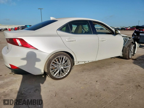 2014 Lexus IS 250 z VIN JTHCF1D25E5015373, wystawiony jako Copart lot #63632175 z przebiegiem 129 137 mil mil oraz Szkoda całkowita • Salvage title. Historia ofert i sprzedaży dostępna na DreamBid. Obrazek 3.