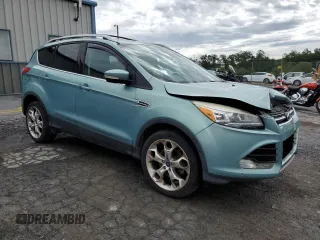 2013 Ford Escape Titanium with VIN 1FMCU9J98DUC09743, listed as a Copart auction lot 61308315 with 146,243 mi miles and Salvage title. Bid and sale history available at DreamBid. Image 4.