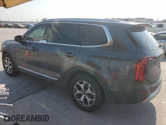 2021 Kia Telluride EX z VIN 5XYP34HC2MG122466, wystawiony jako Copart lot #65590244 z przebiegiem 56 555 mil mil oraz Szkoda całkowita • Salvage title. Historia ofert i sprzedaży dostępna na DreamBid. Obrazek 2.