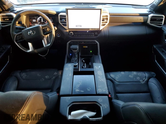 2023 Toyota Tundra Platinum with VIN 5TFNA5DB2PX085582, listed as a Copart auction lot 89322415 with 40,709 mi miles and Salvage title. Bid and sale history available at DreamBid. Image 8.