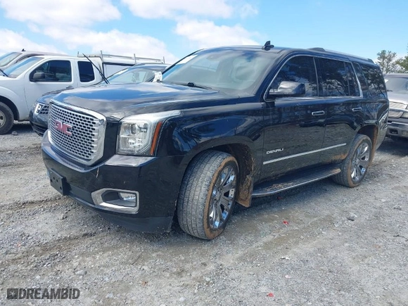 2016 GMC Yukon Denali with VIN 1GKS2CKJ4GR443529, listed as a IAAI auction lot 41617447 with 152,778 mi miles. Bid and sale history available at carsss.com. Image 2.
