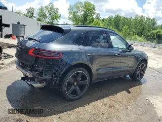 2017 Porsche Macan S with VIN WP1AB2A59HLB15922, listed as a Copart auction lot 57080805 with 49,810 mi miles and Salvage title. Bid and sale history available at DreamBid. Image 3.