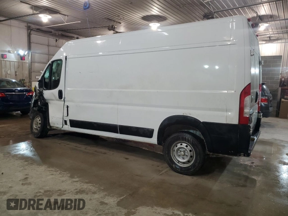 2024 Ram ProMaster Cargo Tradesman with VIN 3C6LRVDG9RE107924, listed as a Copart auction lot 44277135 with Not Provided miles and Salvage Title. Bid and sale history available at DreamBid. Image 2.
