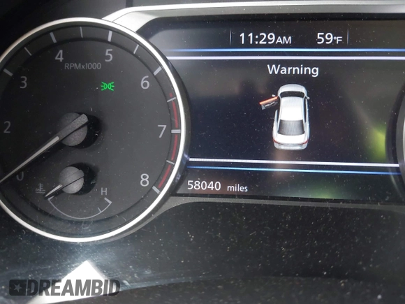 2021 Nissan Sentra SV with VIN 3N1AB8CVXMY265401, listed as a IAAI auction lot 41973734 with 58,040 mi miles and . Bid and sale history available at DreamBid. Image 15.