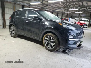2021 Kia Sportage EX with VIN KNDPN3AC3M7844248, listed as a Copart auction lot 59754705 with 93,539 mi miles and Salvage title. Bid and sale history available at DreamBid. Image 4.