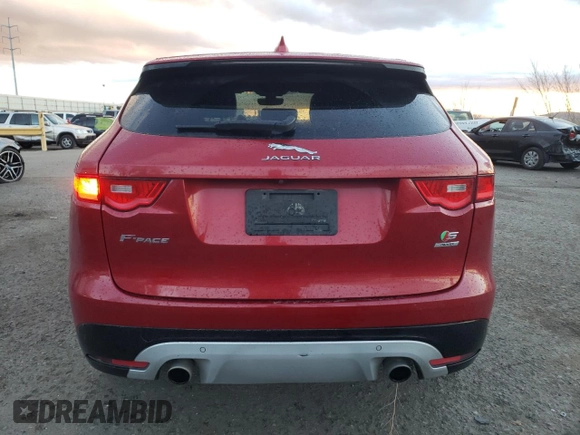 2019 Jaguar F-Pace S with VIN SADCM2FV2KA392562, listed as a Copart auction lot 80383083 with 44,716 mi miles and Salvage Title. Bid and sale history available at DreamBid. Image 6.