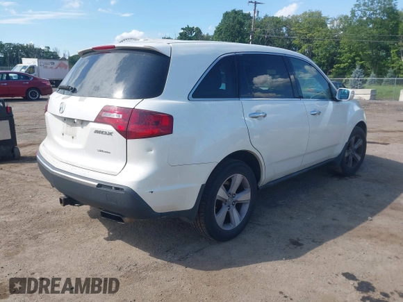 2013 Acura MDX with VIN 2HNYD2H24DH524918, listed as a IAAI auction lot 42602735 with Not provided miles and . Bid and sale history available at DreamBid. Image 4.