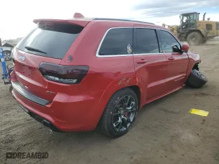 2015 Jeep Grand Cherokee SRT with VIN 1C4RJFDJ4FC136861, listed as a Copart auction lot 86754194 with 98,262 mi miles and Salvage Title. Bid and sale history available at carsss.com. Image 3.