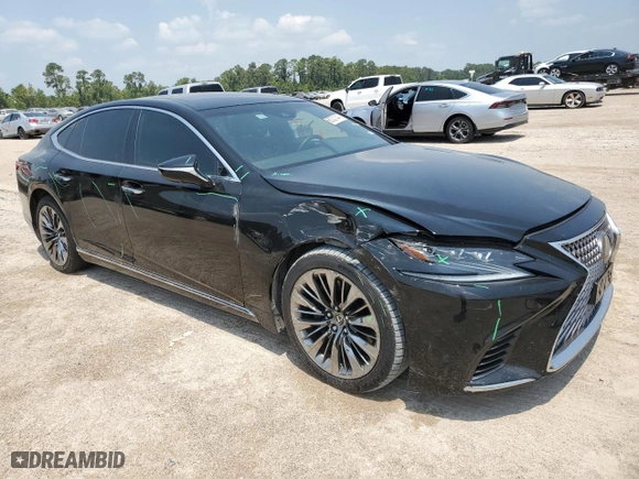2018 Lexus LS with VIN JTHB51FF9J5005633, listed as a Copart auction lot 66332144 with 90,019 mi miles and Salvage Title. Bid and sale history available at carsss.com. Image 4.