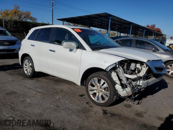 2012 Acura RDX Tech Pkg with VIN 5J8TB2H50CA002463, listed as a Copart auction lot 83630624 with 154,245 mi miles and Salvage Title. Bid and sale history available at carsss.com. Image 4.